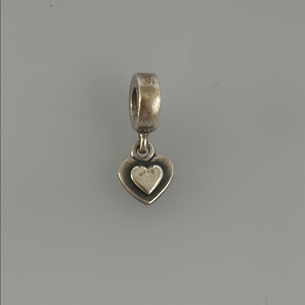 Pandora Silver Heart Bracelet Charm